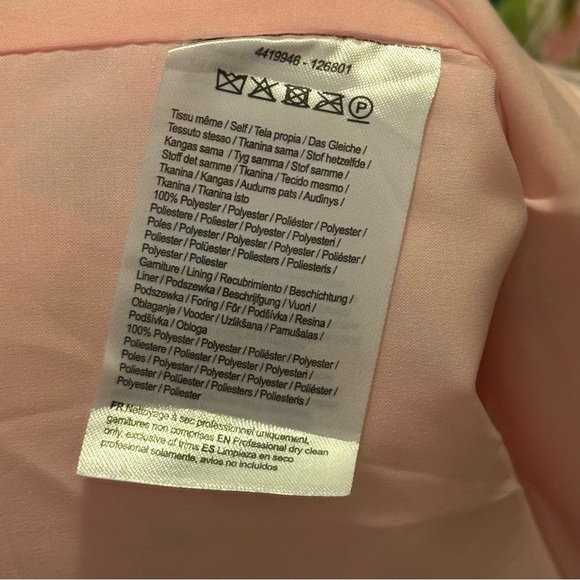 ML Monique Lhuillier Lily Sweetheart Faille Midi-Dress Pink Floral (Size 10) - Picture 12 of 14